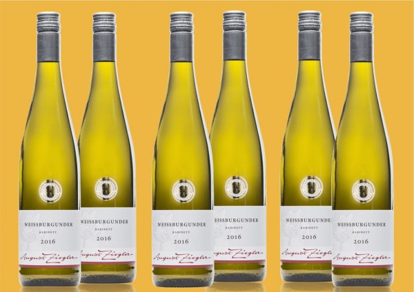 WEINGUT AUGUST ZIEGLER 2016 Weißburgunder Kabinett trocken Maikammerer Mandelhöhe